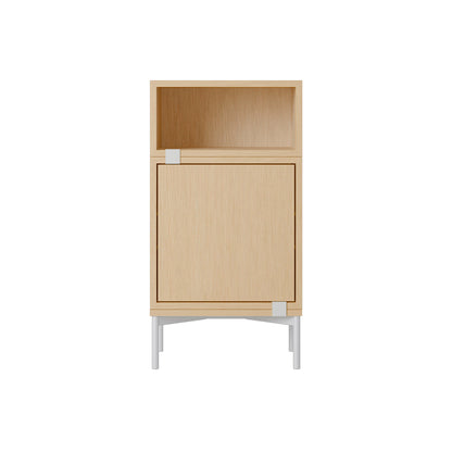 Stacked Storage System - Bedside Table / Configuration 2 / Oak by Muuto