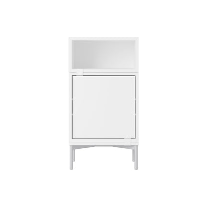 Stacked Storage System - Bedside Table / Configuration 2  / White by Muuto