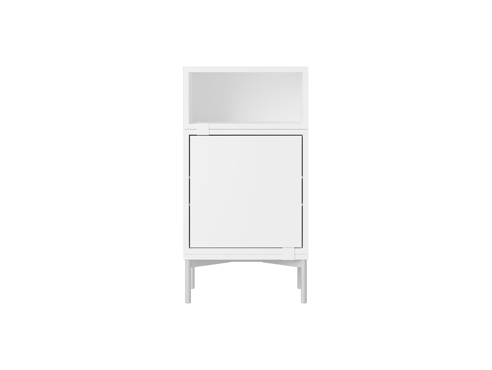 Stacked Storage System - Bedside Table / Configuration 2  / White by Muuto