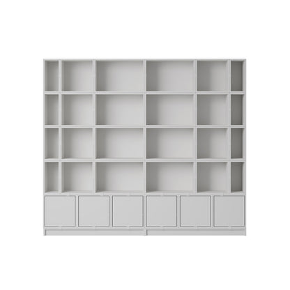 Stacked Storage System - Bookcase / Configuration 1 / Grey  by Muuto 