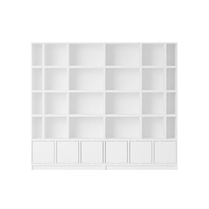 Stacked Storage System - Bookcase / Configuration 1 / White by Muuto 