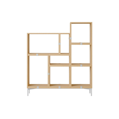 Stacked Storage System - Bookcase / Configuration 5 / Oak by Muuto