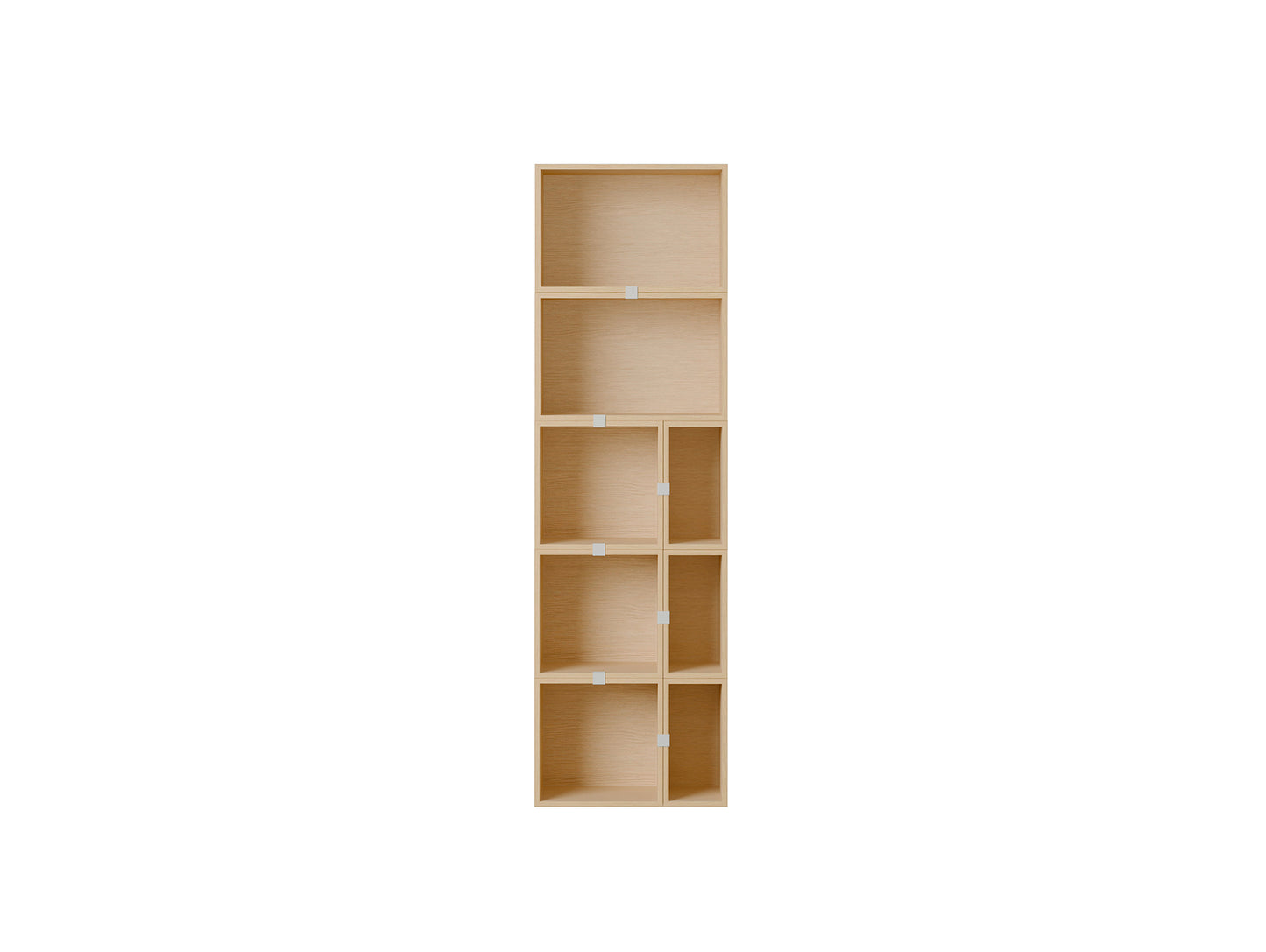 Stacked Storage System - Bookcase / Configuration 7 / Oak by Muuto