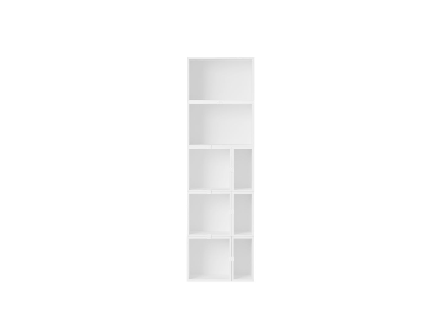 Stacked Storage System - Bookcase / Configuration 7 / White by Muuto