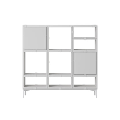 Stacked Storage System - Hallway Storage by Muuto - Configuration 3 / Grey