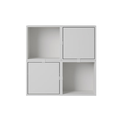 Stacked Storage System - Hallway Storage by Muuto - Configuration 4 / Grey