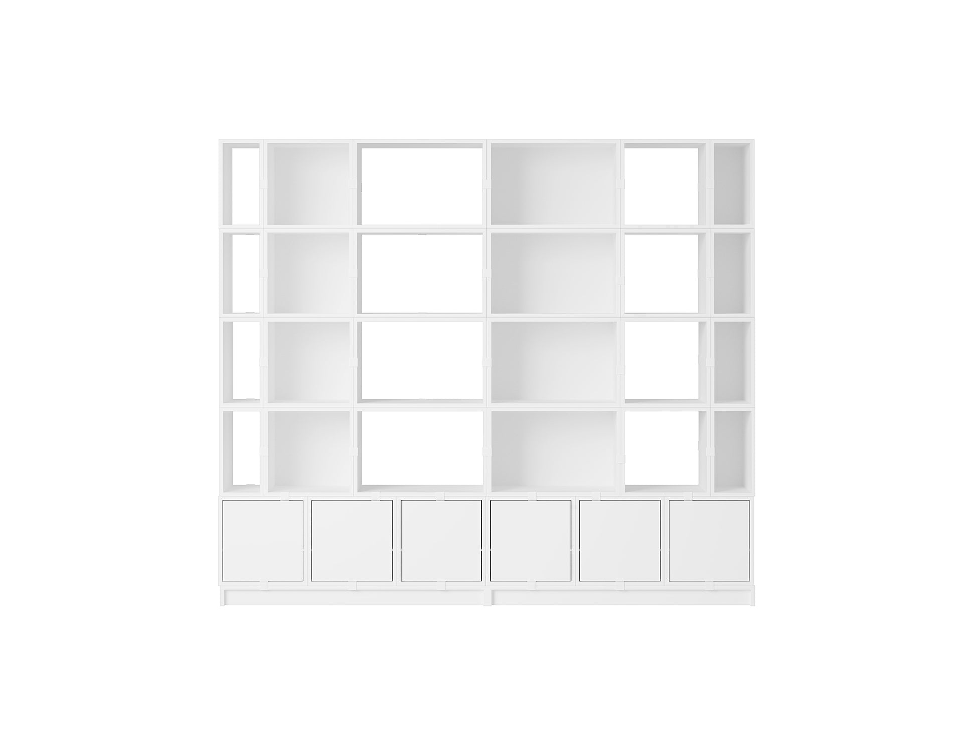 Stacked Storage System - Office Storage by Muuto - White