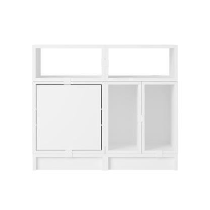 Stacked Storage System - Office Storage by Muuto - Configuration 5 / White