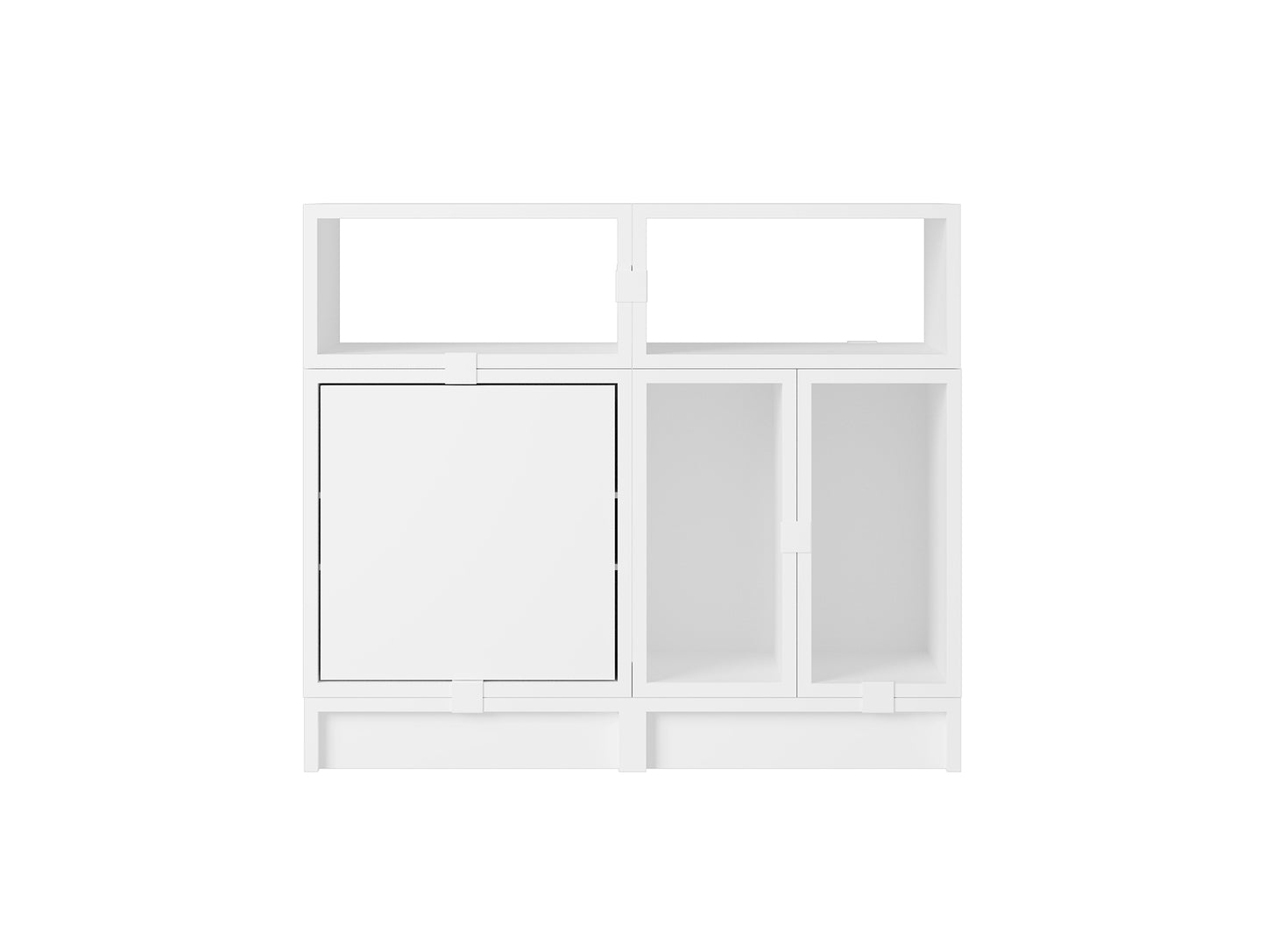 Stacked Storage System - Office Storage by Muuto - Configuration 5 / White