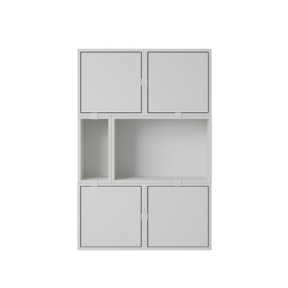 Stacked Storage System - Sideboard by Muuto / Configuration 4 / Grey