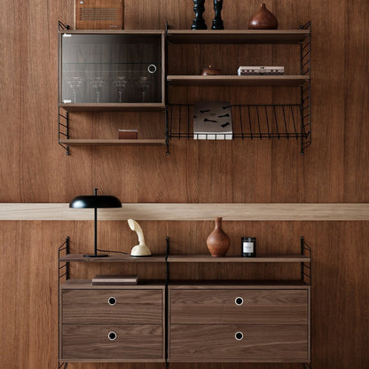 String System Drawers -  Walnut