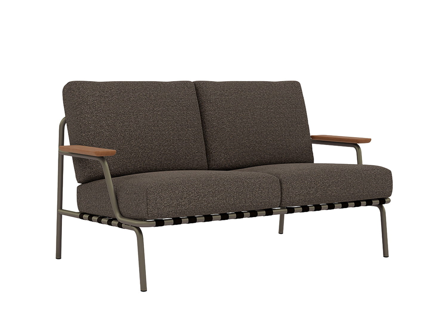 Settle 2-Seater Sofa by Muuto / Taupe Frame / Laze 01