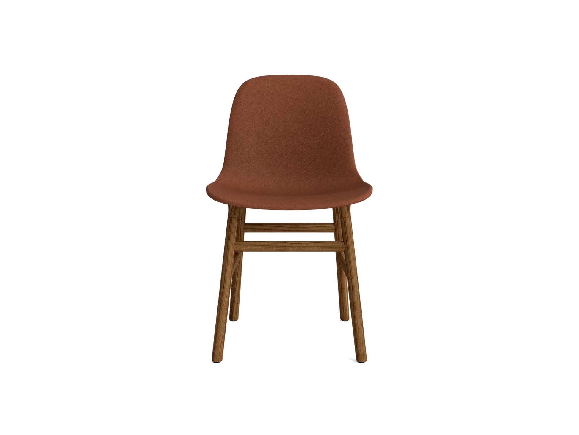 Form Chair Upholstered by Normann Copenhagen - Walnut Base / Ultra Leather Brandy 41574