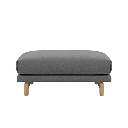 Rest Pouf by Muuto - Oak Base / Wooly 1042