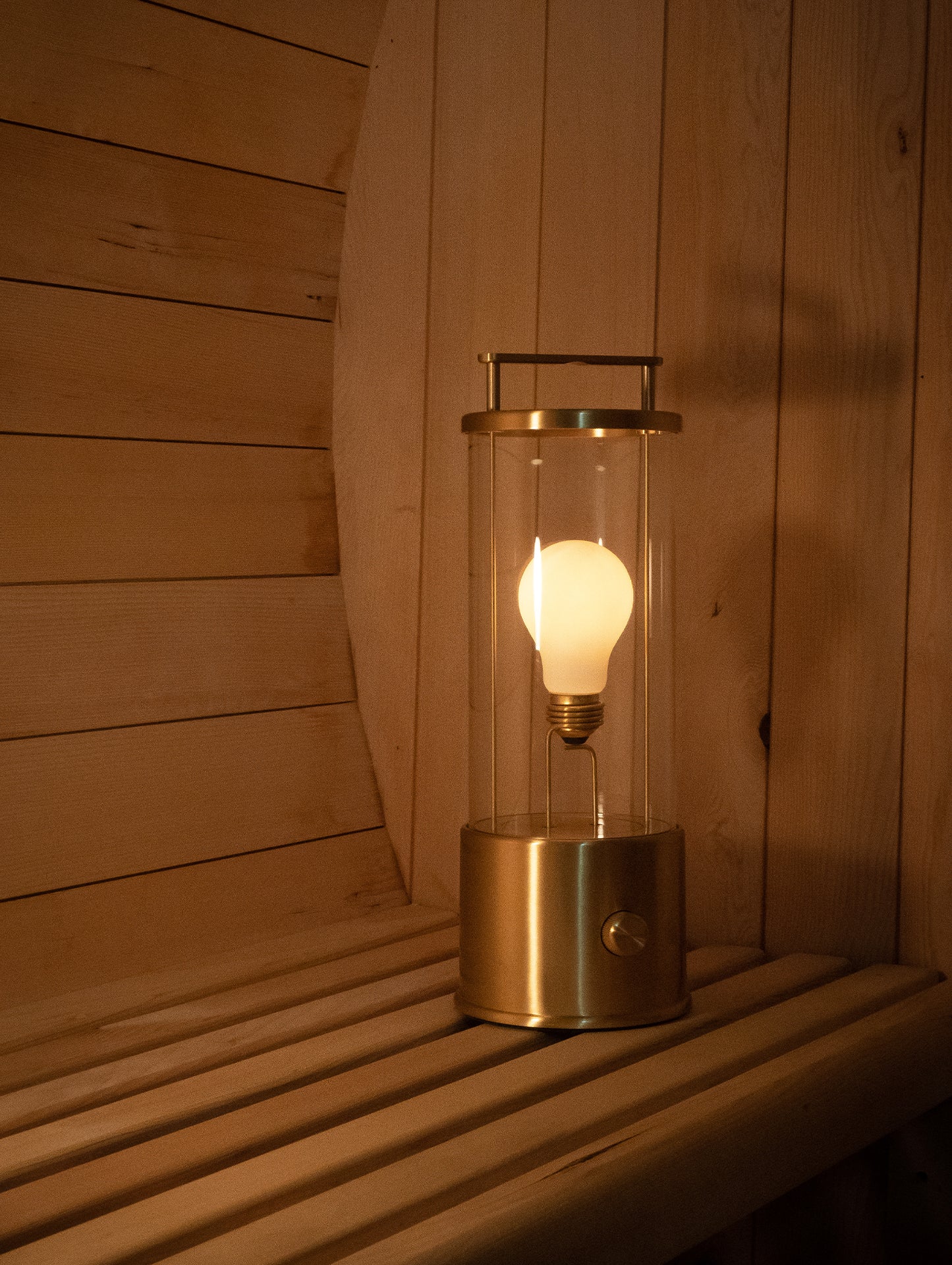 The Muse Portable Lamp (Solid Brass Edition) by Tala