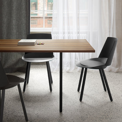 CH04 Houdini Chair by e15 - Jet Black