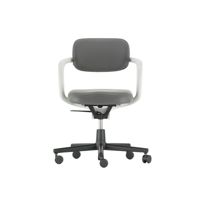 Allstar Office Chair by Vitra - Leather 21 Dim Grey Seat / Leather 21 Dim Grey Backrest (L20)