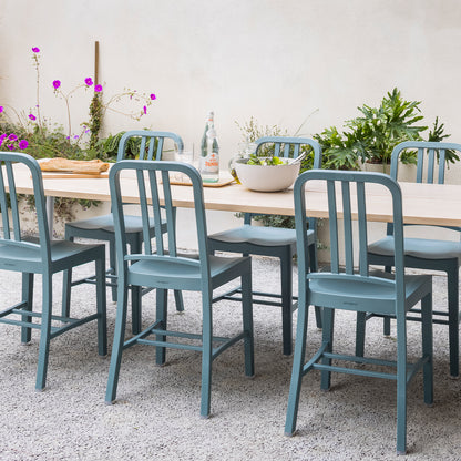 111 Navy Chair by Emeco - Light Blue