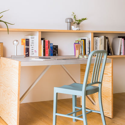 111 Navy Chair by Emeco - Light Blue
