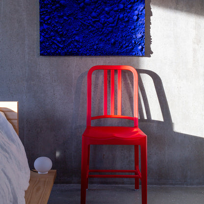 111 Navy Chair by Emeco - Red