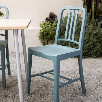 111 Navy Chair by Emeco - Light Blue