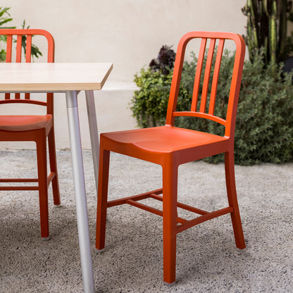 111 Navy Chair by Emeco - Persimmon