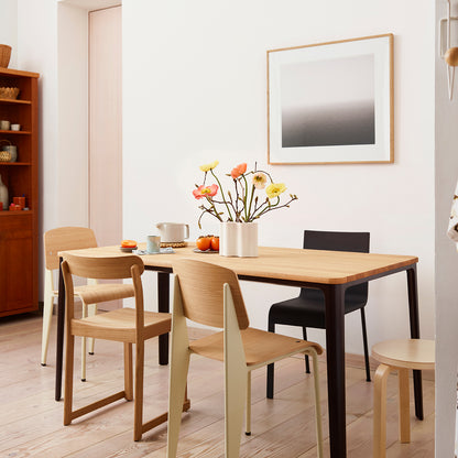 Plate Dining Table by Vitra - Width: 90 cm / Length: 180 cm /Natural Oak Tabletop