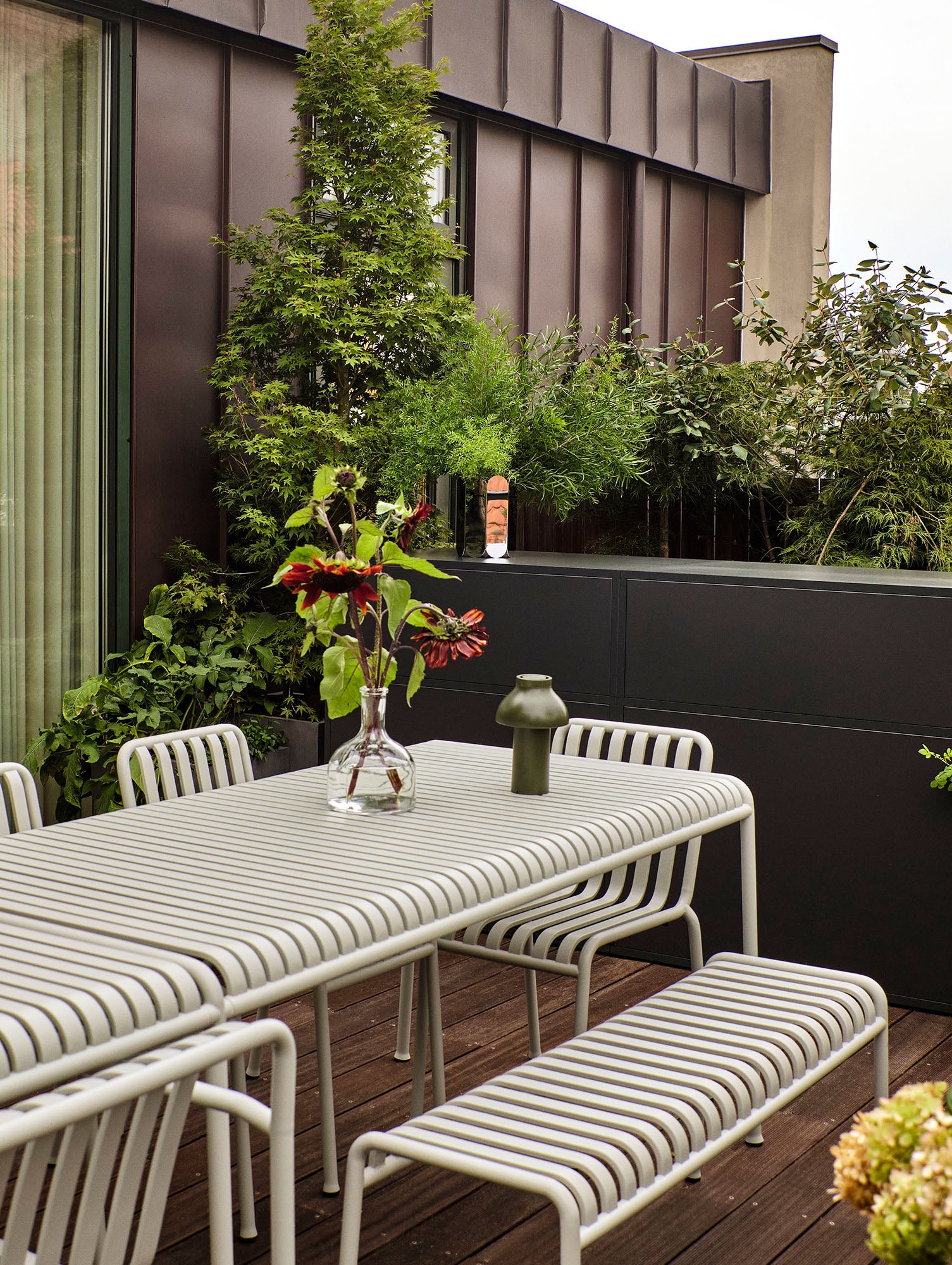 HAY Palissade Bench - Sky Grey