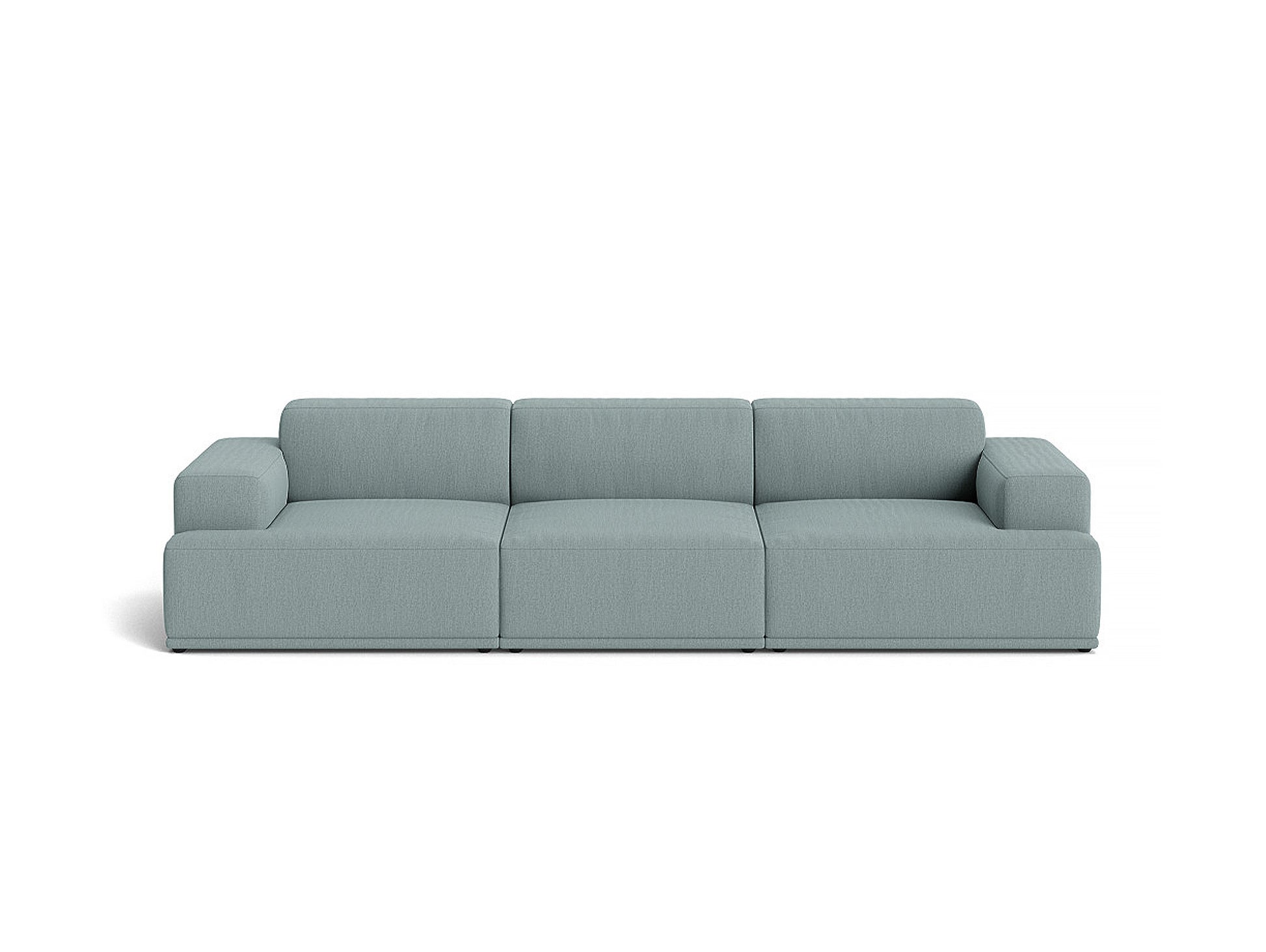 Connect Soft 3-Seater Modular Sofa by Muuto - Configuration 1 / Re-wool 718