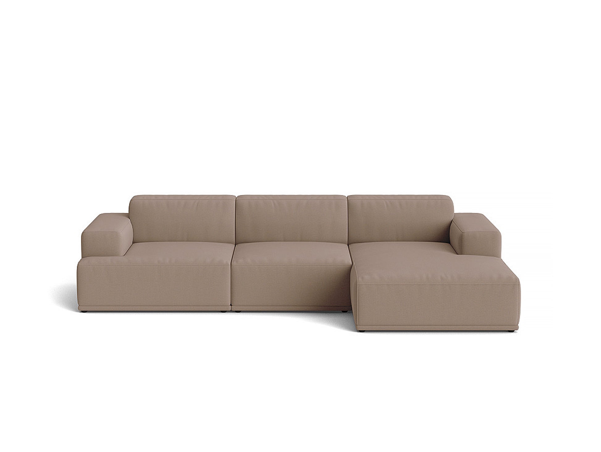 Connect Soft 3-Seater Modular Sofa by Muuto - Configuration 2 / Steelcut Trio 426