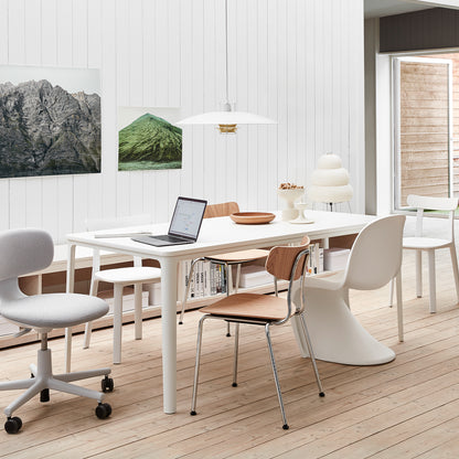 Plate Dining Table by Vitra - White MDF Tabletop