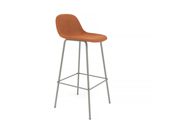 Fiber Barstool with Metal Base