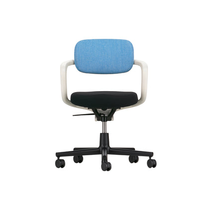 Allstar Office Chair by Vitra - Hopsak 66 Nero Seat / Hopsak 83 Blue Ivory Backrest (F60)