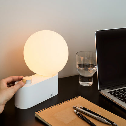 Alumina LED Lamp in Chalk by Tala