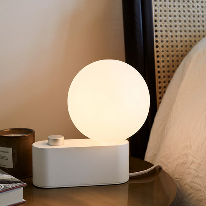 Alumina LED Lamp in Chalk by Tala