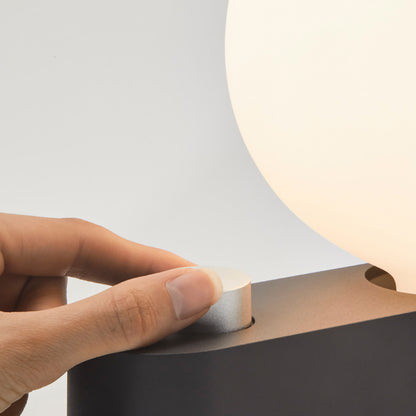 Alumina LED Lamp in Charcoal by Tala