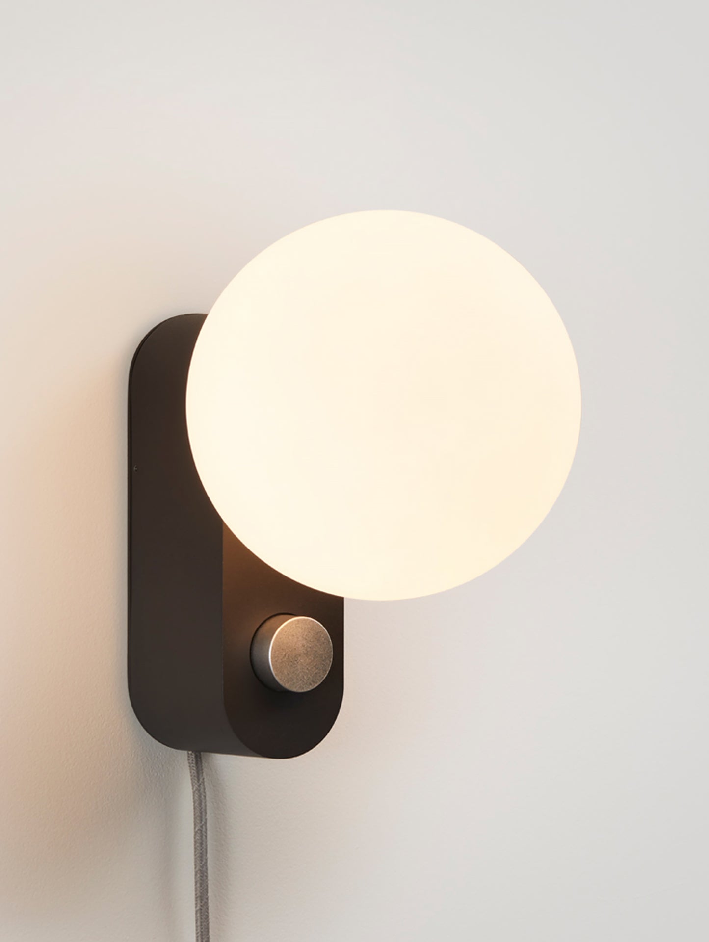 Alumina LED Lamp in Charcoal by Tala