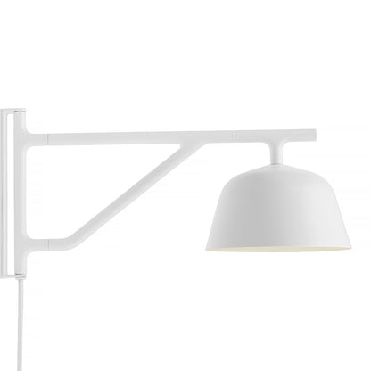 White Ambit Wall Lamp by Muuto