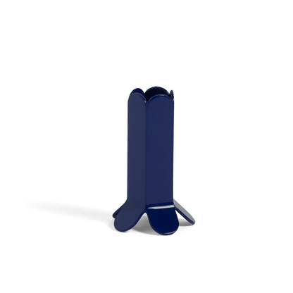 Small Dark Blue Arcs Candleholder by HAY
