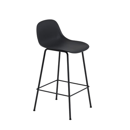 Fiber Barstool with Metal Base