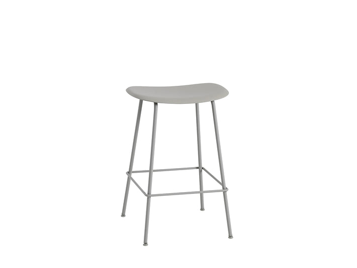 Fiber Barstool with Metal Base