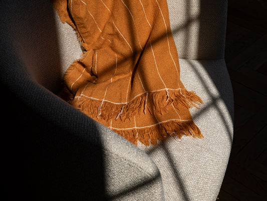 Ochre Battus Throw by Menu