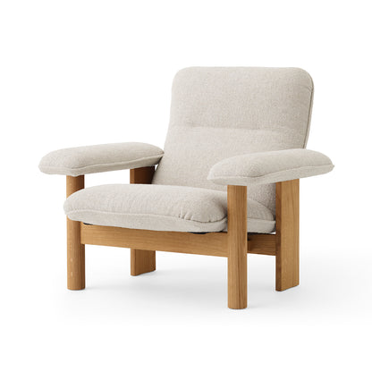 Brasilia Lounge Chair / Oiled Oak / Moss 011 by Menu