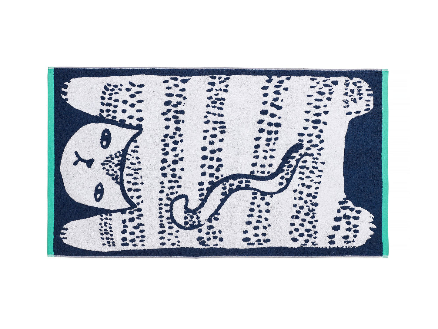 Cat Bath Towel by Donna Wilson