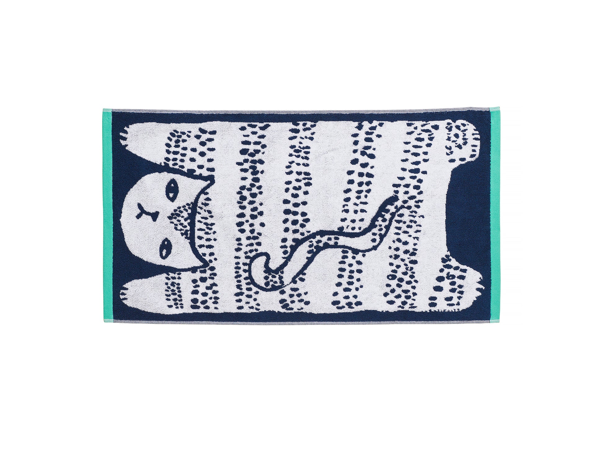 Cat Bath Towel by Donna Wilson