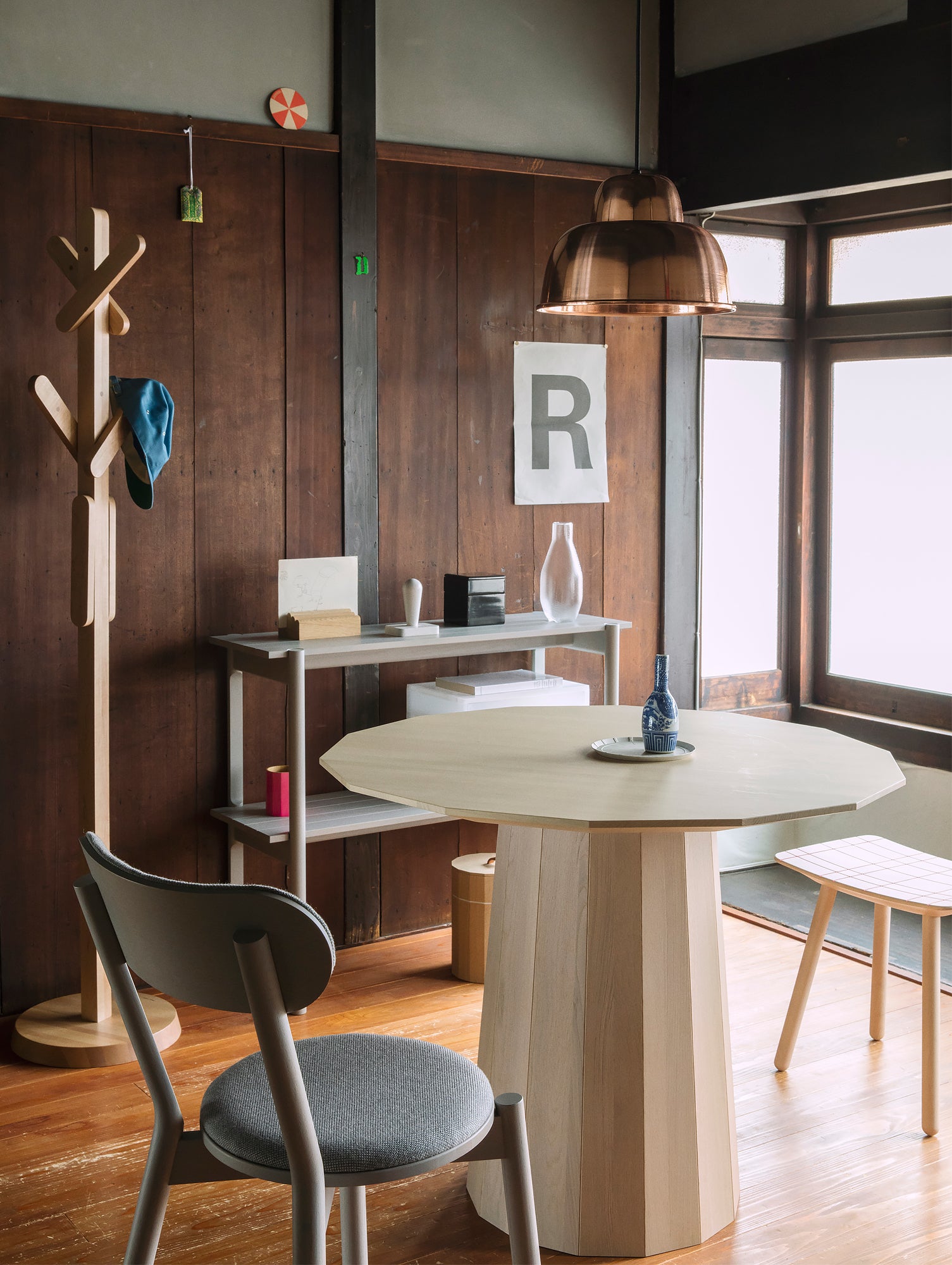 Colour Wood Dining Table