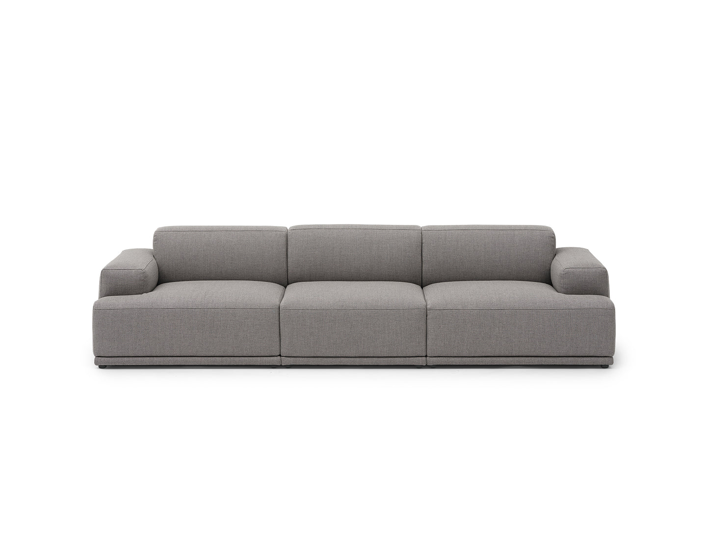 Connect Soft 3-Seater Modular Sofa by Muuto - Configuration 1 / Re-wool 128