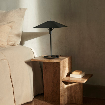 Distinct Side Table by Ferm Living - Dark Brown Travertine
