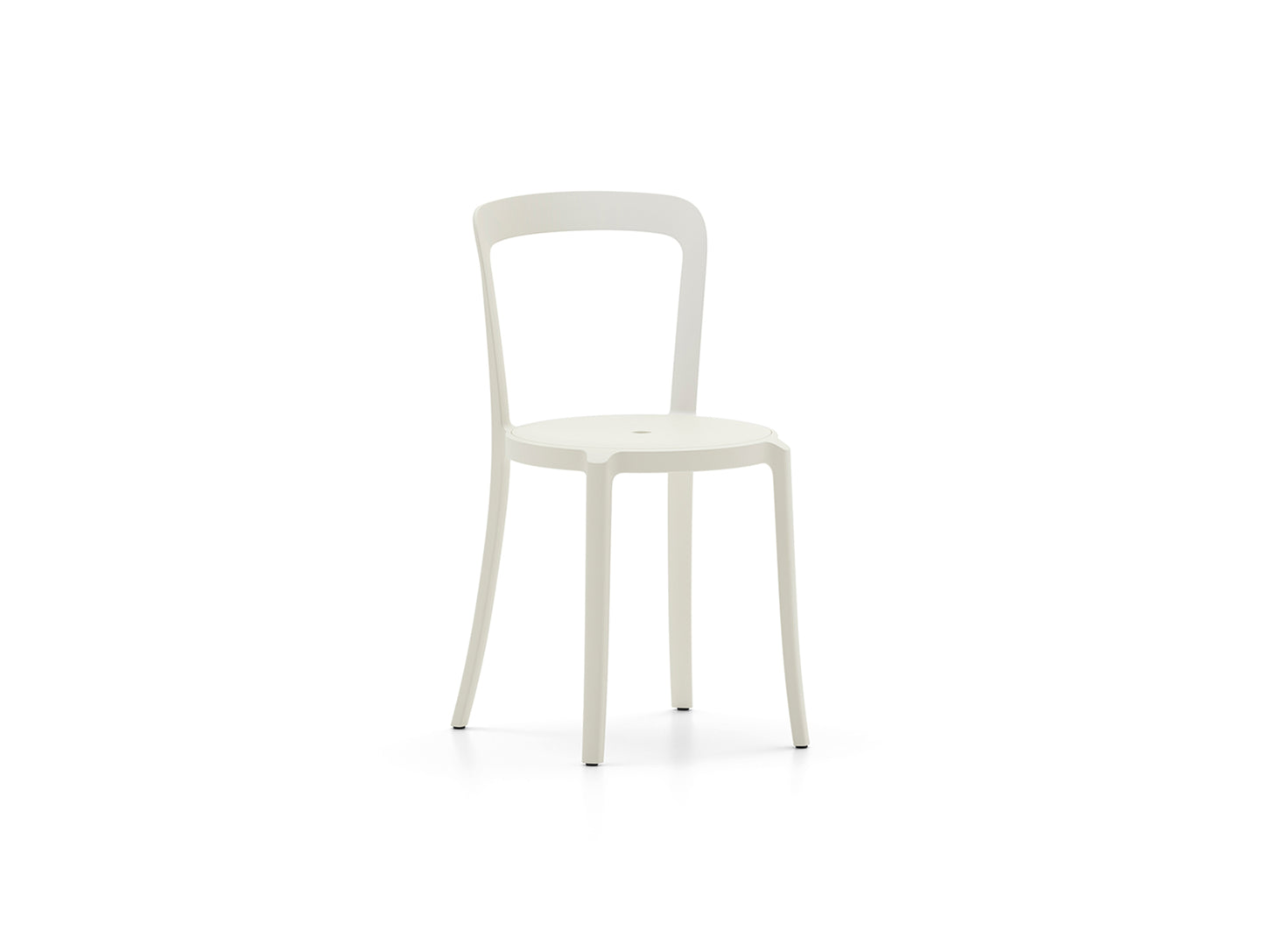 On & On Chair - Recycled Plastic Seat by Emeco / White