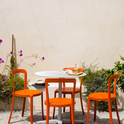 On & On Chair - Recycled Plastic Seat by Emeco / Orange